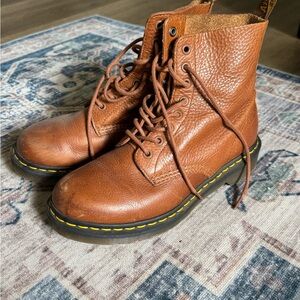 Brown Leather Doc Martens